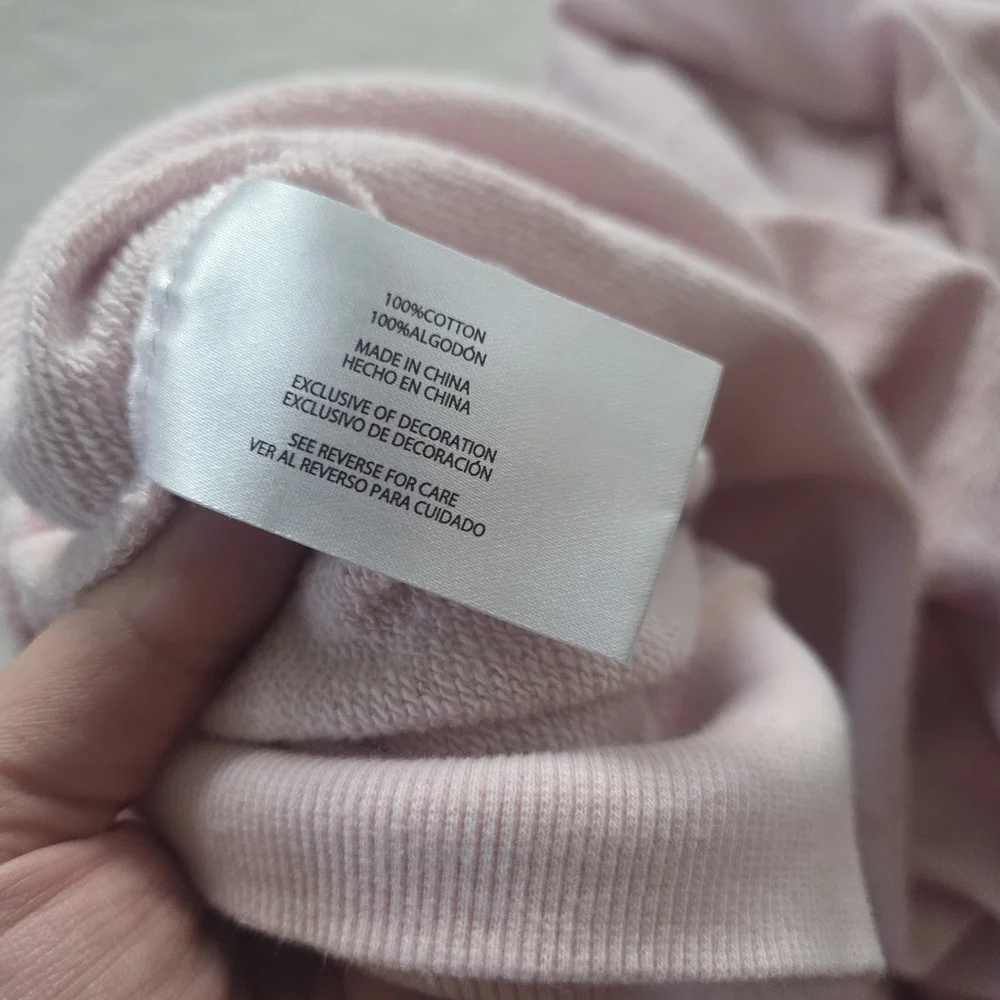 Pink 'Brunch Club' Sweatshirt Wildfox 100% Cotton Crewneck Sweater XL Heart - Picture 5 of 9